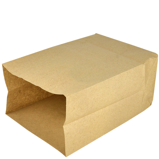 Бумажный пакет с прямоугольным дном крафт 320х150х350мм 100шт, изображение 2