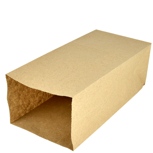 Паперовий пакет з прямокутним дном крафт 170х120х280мм 200шт, изображение 2