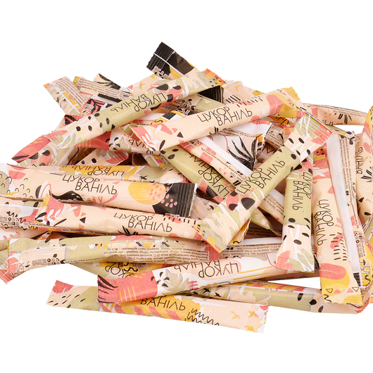 Цукор в стіках ванільний 5г 180шт, изображение 2