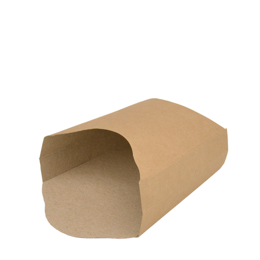 Упаковка для картоплі фрі крафт 120х80х35мм 50шт, изображение 2