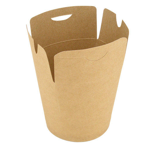 Упаковка для локшини крафт 500мл 50шт, изображение 2