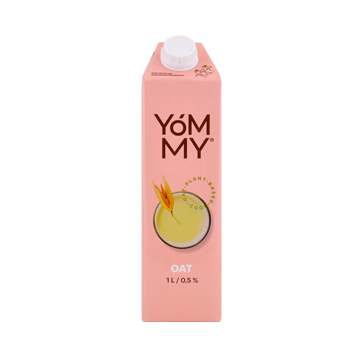 Yommy молоко растительное Овсяное 0,5% 1л