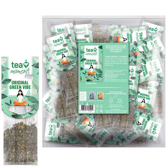 Чай зелений Original Green Vibe Tea Moments 50шт х 2,2г