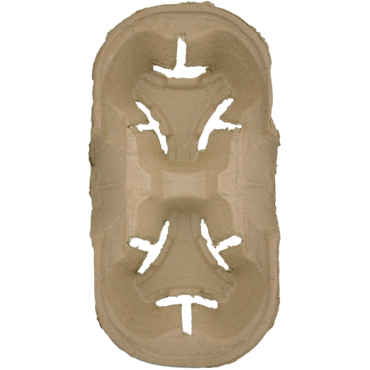 Холдер для стаканів на 2 секції крафт 10шт, изображение 3