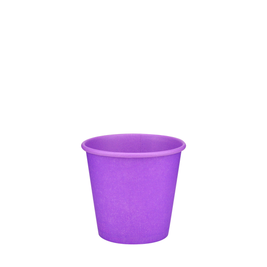 Стакан бумажный 110мл однослойный Lavanda Cup 50шт, Размер стакана: 110, Цвет стакана: Фиолетовый, Материал: Картон