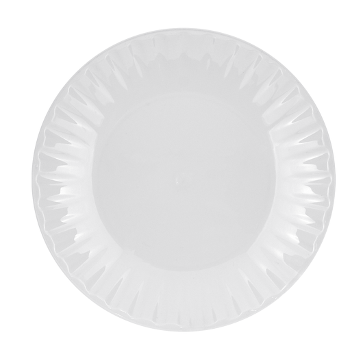 Тарілка склоподібна біла D-205мм 10шт, изображение 2