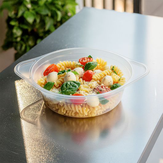 Тарілка пластикова супова прозора 500мл 100шт, изображение 3