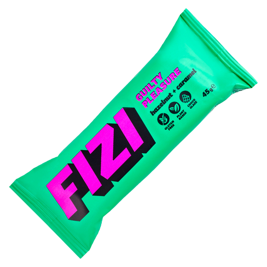 Батончик Fizi Guilty Pleasure Hazelnut caramel в шоколадной глазури 45г