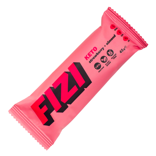 Батончик Fizi KETO Strawberry almond 45г