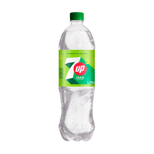 Напиток 7UP Free без сахара сильногазированный 1.25л