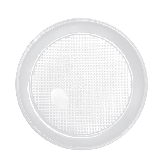 Тарілка пластикова прозора D-165мм 100шт, изображение 2