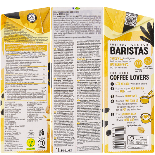 Alpro молоко рослинне Вівсяне 3% 1л, изображение 2