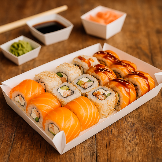 Упаковка для суши 200х300х50мм - 25шт, изображение 3