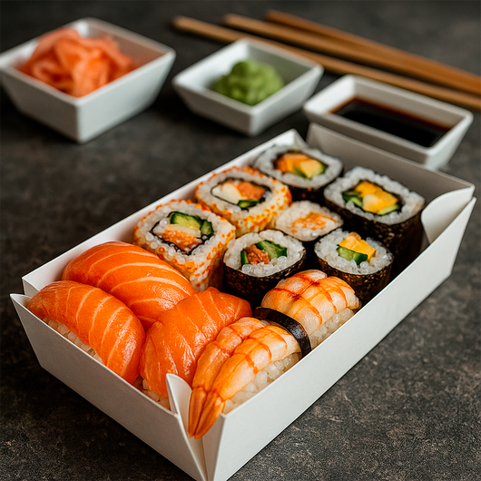 Упаковка для суші 100х200х50мм - 25шт, изображение 3