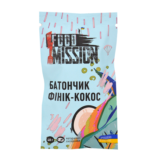 Батончик Food Mission Финик-Кокос 40г
