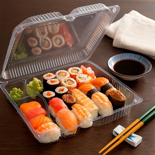 Упаковка для суші 870мл 266х205х37мм - 10шт, изображение 5