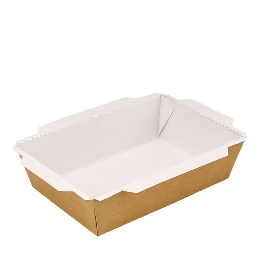 Контейнер крафт-белый 150х100х45мм 700мл 50шт