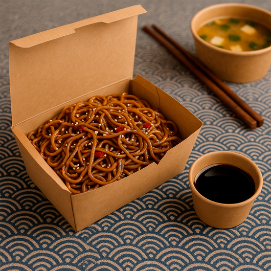 Упаковка для суші крафт 88х129х47мм - 50шт, изображение 3