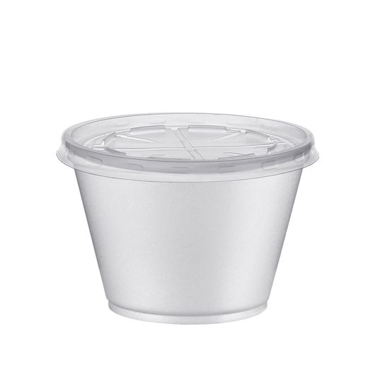 Крышка для супника пенополистирол D-113мм 330/450/650мл 50шт, изображение 3