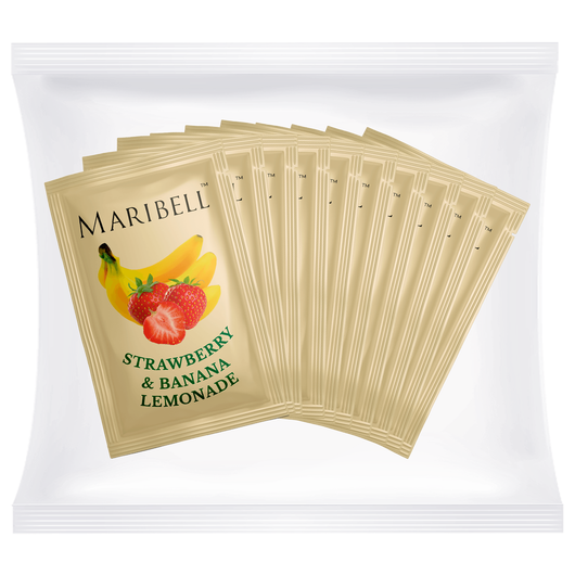 Лимонад MARIBELL концентрат - Полуниця-банан 50г 10шт, Смак: Полуниця-банан