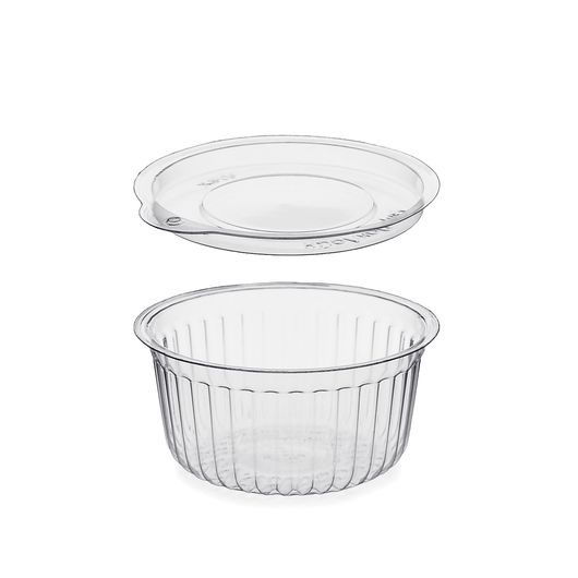 Крышка для соусницы прозрачной/черной 30/50мл 100шт