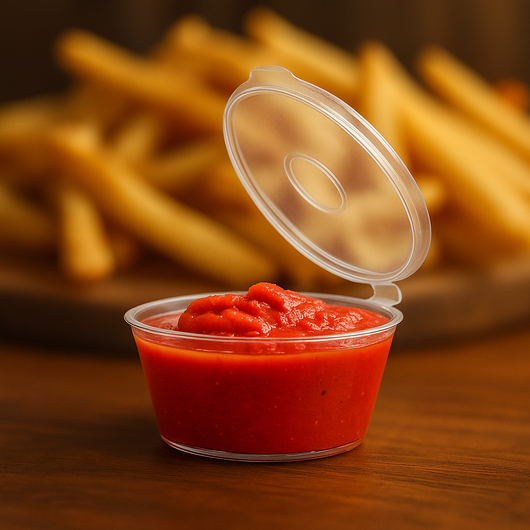 Соусниця з відкидною кришкою 30мл 40шт, изображение 3