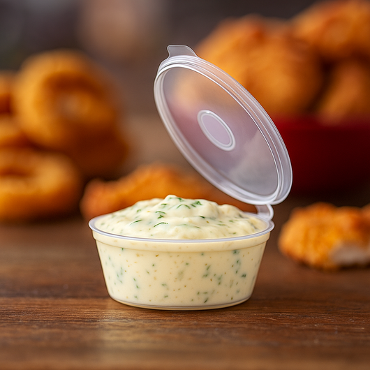 Соусниця з відкидною кришкою 45мл 40шт, изображение 3