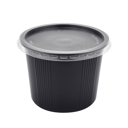 Супник черный D-110мм 500мл 50шт, изображение 2