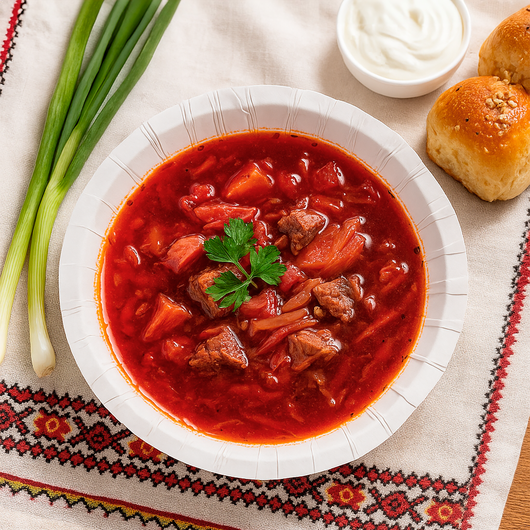 Тарелка картонная глубокая белая ламинированная 155х55мм 25шт, изображение 3