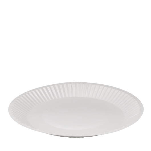 Тарілка картонна біла ламінована 200мм 50шт