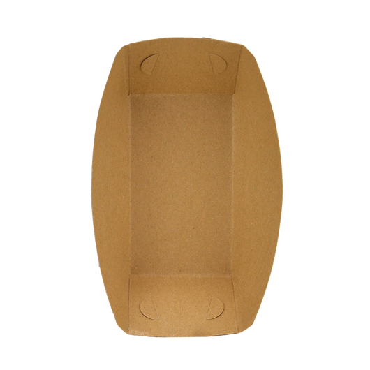 Тарілка-човник крафт з ламінацією 143х85х40 мм 100шт, изображение 2