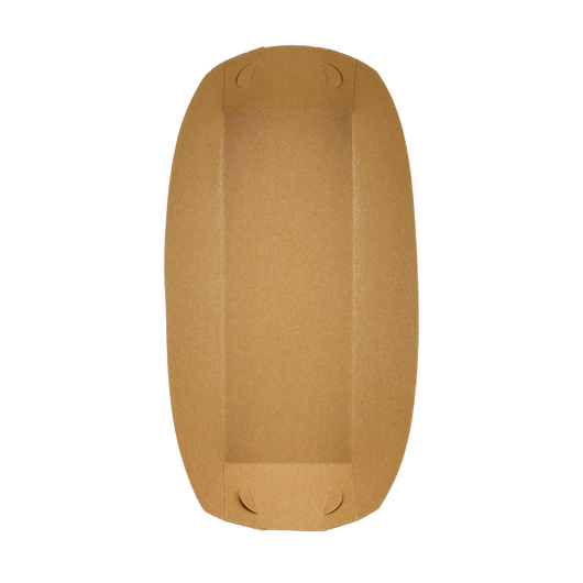 Тарілка-човник крафт з ламінацією 270х110х47 мм 100шт, изображение 2