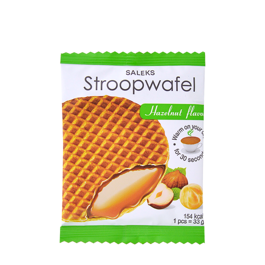 Вафли голландские Saleks лесной орех 33г