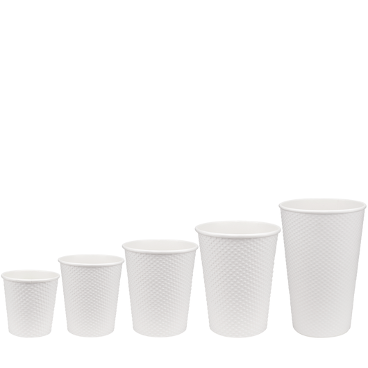 Стакан паперовий 110мл двошаровий White Sensitive 25шт, Розмір стакана: 110, Колір стакана: Білий, Матеріал: Картон, изображение 3