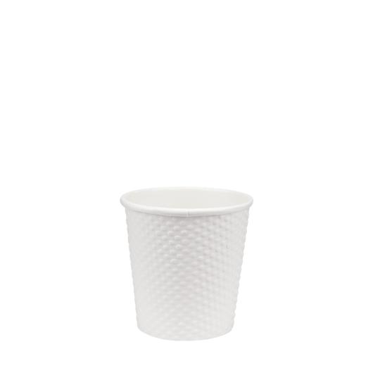 Стакан паперовий 110мл двошаровий White Sensitive 25шт, Розмір стакана: 110, Колір стакана: Білий, Матеріал: Картон