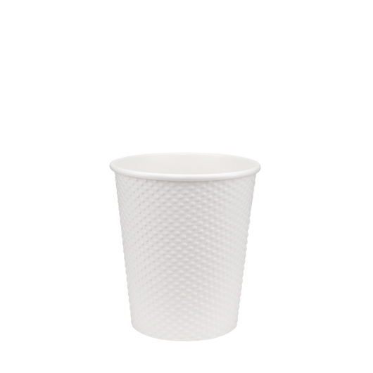 Стакан паперовий 185мл двошаровий White Sensitive 25шт, Розмір стакана: 185, Колір стакана: Білий, Матеріал: Картон