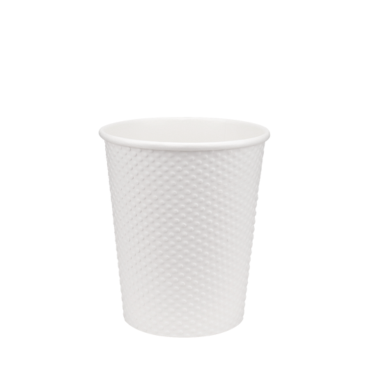 Стакан паперовий 270мл двошаровий White Sensitive 25шт, Розмір стакана: 270, Колір стакана: Білий, Матеріал: Картон