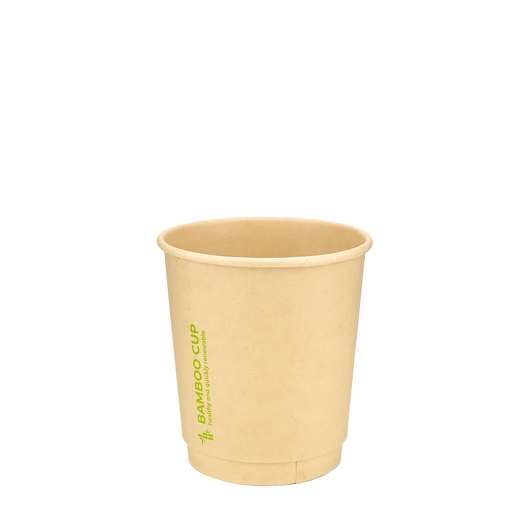 Стакан паперовий 185мл двошаровий Вамвоо Cup 25шт, Розмір стакана: 185, Колір стакана: Крафт, Матеріал: Картон