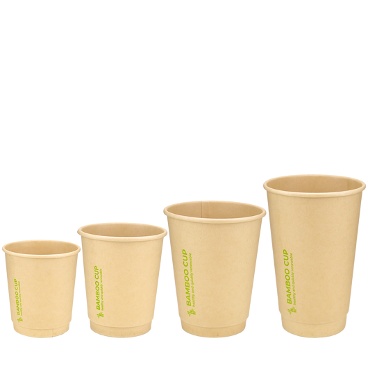 Стакан паперовий 185мл двошаровий Вамвоо Cup 25шт, Розмір стакана: 185, Колір стакана: Крафт, Матеріал: Картон, изображение 3