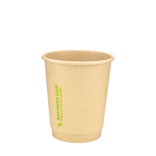 Стакан паперовий 270мл двошаровий Вамвоо Cup 25шт, Розмір стакана: 270, Колір стакана: Крафт, Матеріал: Картон