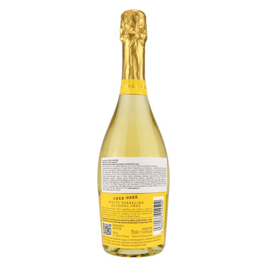 Безалкогольне біле ігристе вино Фрі Пасс / Free Pass White Sparkling 750мл, изображение 2