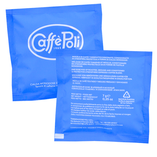 Кава без кофеїну Caffe Poli Monodosa Decaffeinato 7г, изображение 2