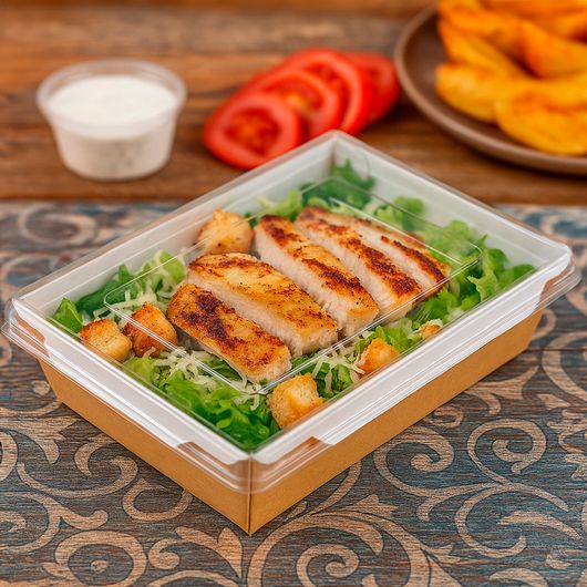 Контейнер крафт-белый 135х85х40мм 500мл 50шт, изображение 2