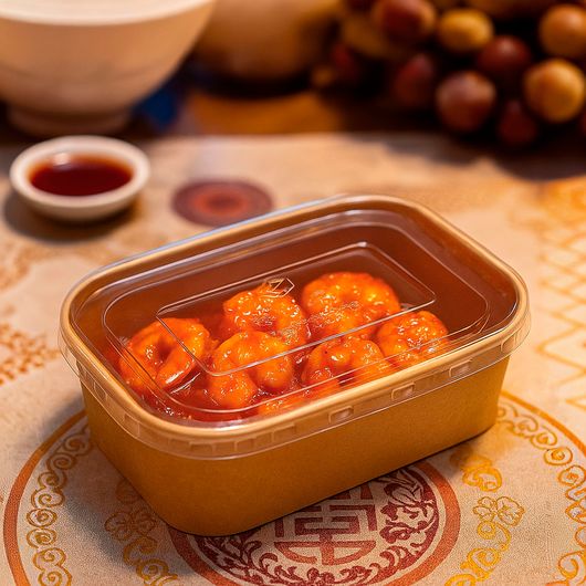 Крышка для овального контейнера 50шт, изображение 3