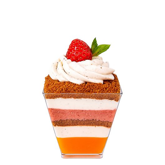 Креманка для десертов стеклоподобная Квадрат 120мл 50шт, изображение 2