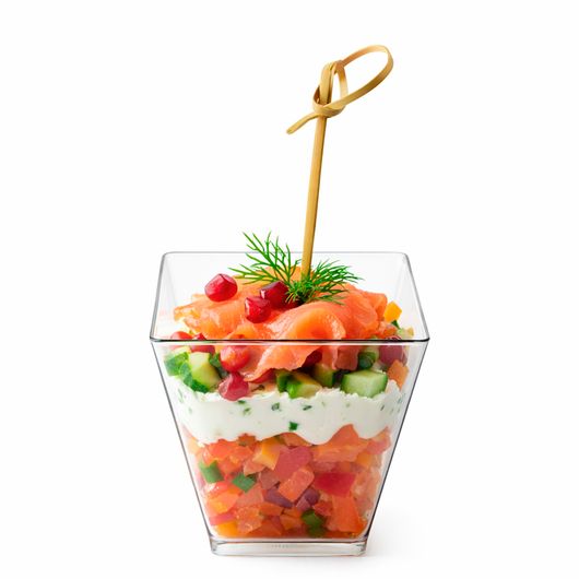 Креманка для десертів склоподібна Квадратна 120мл 50шт