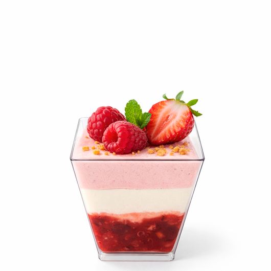 Креманка для десертів склоподібна Квадратна 120мл 50шт, изображение 3