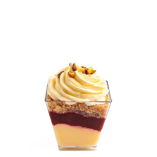 Креманка для десертів склоподібна Квадрат 65мл 28шт