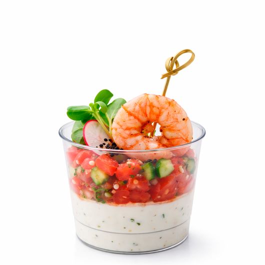 Креманка для десертів склоподібна Кругла 250мл 30шт, изображение 3