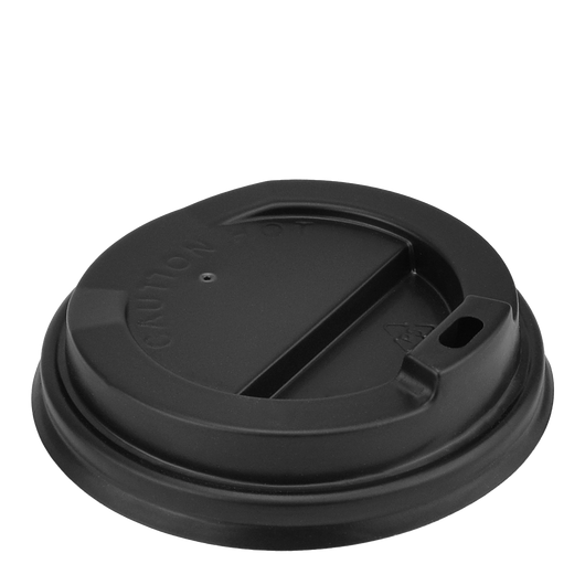 Крышка для бумажных стаканов ST-75 черная 50шт, изображение 2